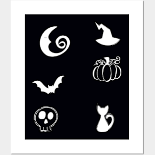 Halloween stickers 3. Posters and Art